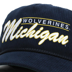 University of Michigan Wolverines Gridiron Corduroy Hitch RF Hat Navy