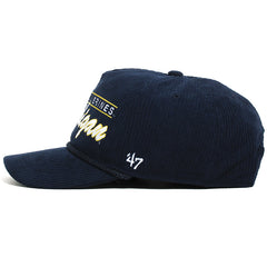 University of Michigan Wolverines Gridiron Corduroy Hitch RF Hat Navy