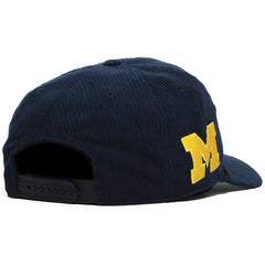 University of Michigan Wolverines Gridiron Corduroy Hitch RF Hat Navy