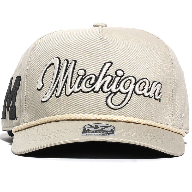 University of Michigan Wolverines Overhand Two Tone Hitch Hat System Grey University of Michigan Wolverines Overhand Two Tone Hitch Hat System Grey