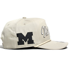 University of Michigan Wolverines Overhand Two Tone Hitch Hat System Grey
