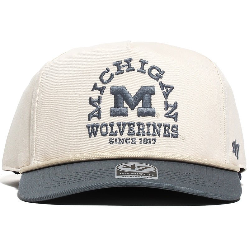 University of Michigan Wolverines Ranchero Two Tone Hitch Hat Natural University of Michigan Wolverines Ranchero Two Tone Hitch Hat Natural