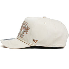 University of Michigan Wolverines Wave Rope Option Hitch Hat Natural