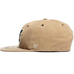 University of Michigan Wolverines Trophy Case Ragler Captain RL Hat Khaki