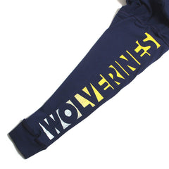 University of Michigan Wolverines Women's Cloud Nine SOA LS T-Shirt Atlas Blue