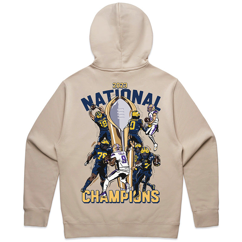 National Champions Hoodie Natural National Champions Hoodie Natural