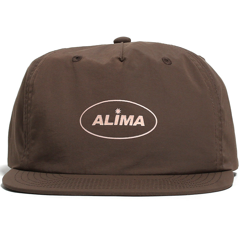 Alima Lo-Fi Logo Nylon Surf Cap Brown / Pink Alima Lo-Fi Logo Nylon Surf Cap Brown / Pink
