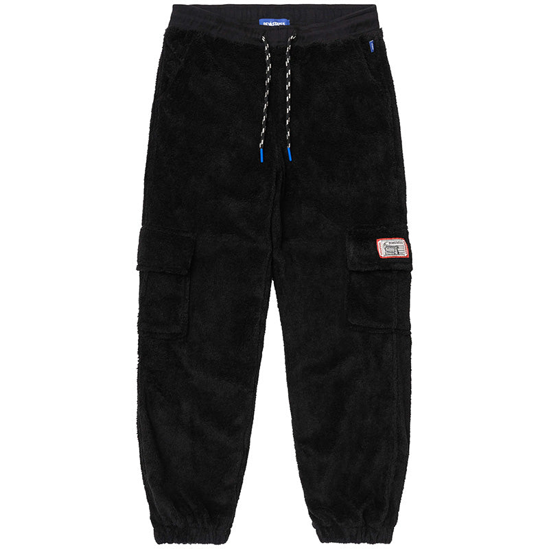Overcast Sherpa Cargo Sweatpants Black Overcast Sherpa Cargo Sweatpants Black
