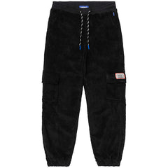 Overcast Sherpa Cargo Sweatpants Black
