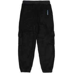 Overcast Sherpa Cargo Sweatpants Black