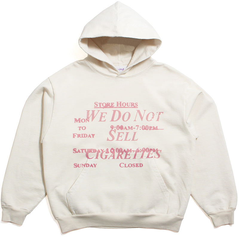 Cig Hoodie Cream / Pink Cig Hoodie Cream / Pink