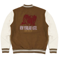 New Yorkland Hotel Varsity Bomber Brown
