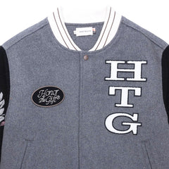 HTG Letterman Jacket Grey