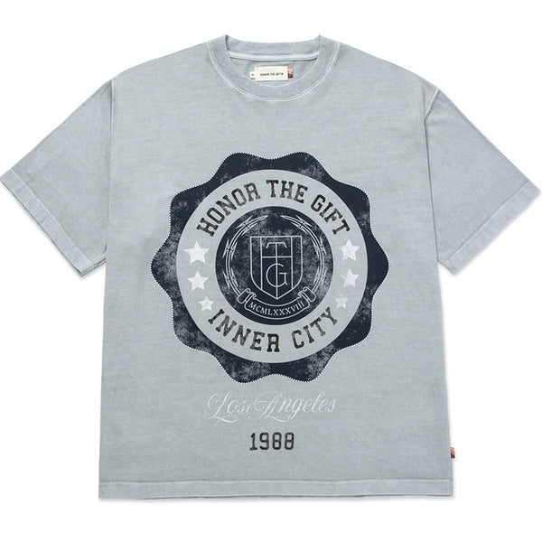 HTG Seal Logo T-Shirt Stone