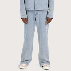 Indigo Wide Leg Jeans Light Indigo