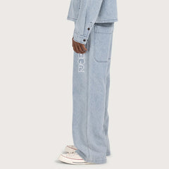 Indigo Wide Leg Jeans Light Indigo