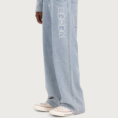 Indigo Wide Leg Jeans Light Indigo