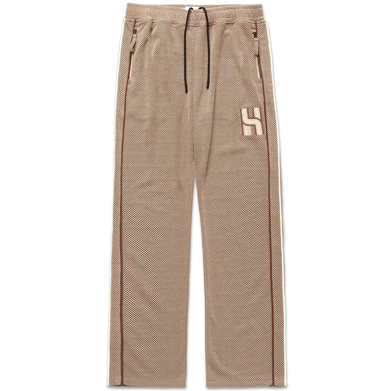 Novelty Knit Track Pant Brown Novelty Knit Track Pant Brown