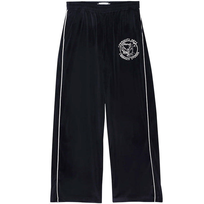 Piping Track Pant Black Piping Track Pant Black