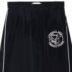 Piping Track Pant Black