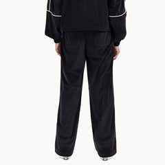 Piping Track Pant Black