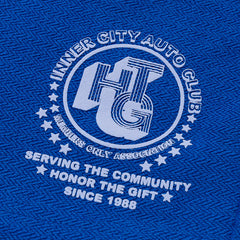 Race Herringbone Short Blue