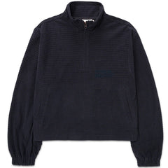 Textured Knit Anorak Black