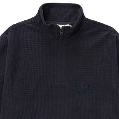 Textured Knit Anorak Black