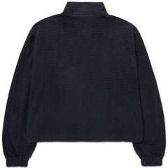 Textured Knit Anorak Black