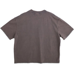 Blanket Stitch Vintage T-Shirt Sun Faded Grey