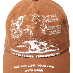 Live Your Life With Ease Trucker Cap Brown
