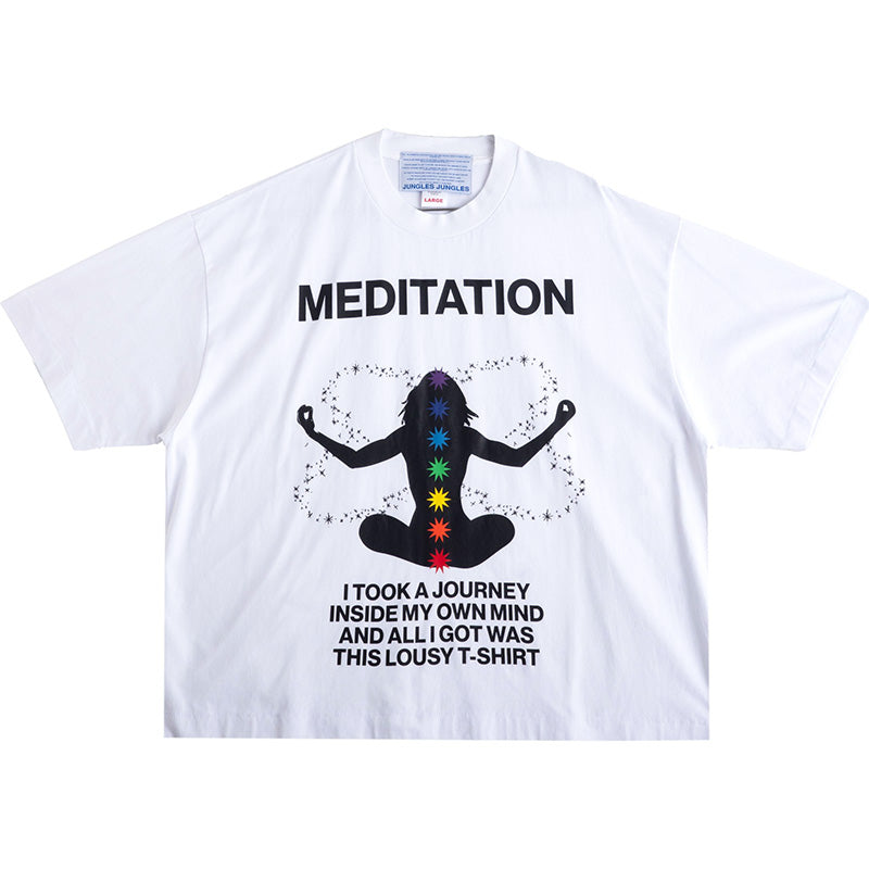 Meditation T-Shirt White Meditation T-Shirt White