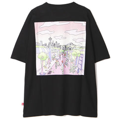 RE:CTN DT Seattle T-Shirt Black