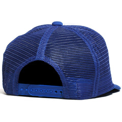 Swoosh Logo Mesh Trucker Blue