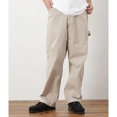 Washed Color Painter Pants Light Grey