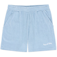 Wordmark Terry Cloth Short Baby Blue
