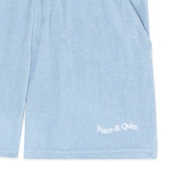 Wordmark Terry Cloth Short Baby Blue