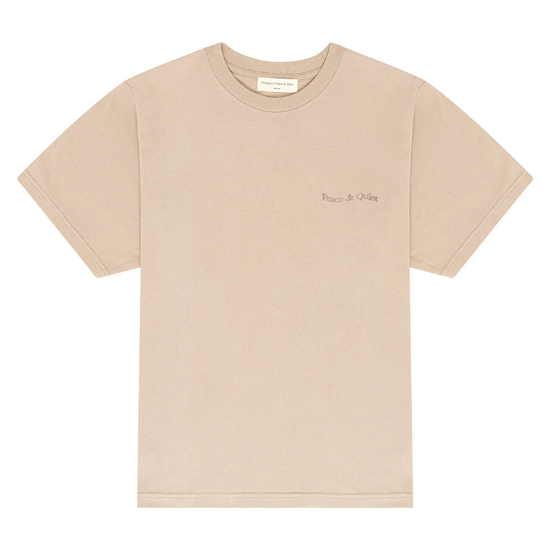 Wordmark Pigment Dyed T-Shirt Taupe Wordmark Pigment Dyed T-Shirt Taupe