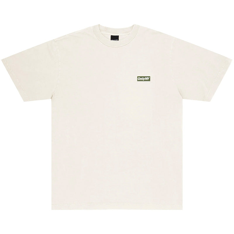 Block Logo T-Shirt Natural / Green Block Logo T-Shirt Natural / Green