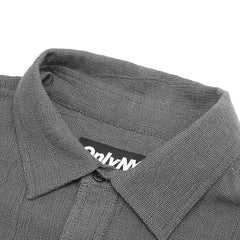 Dobby Weave Utility Shirt Vintage Black