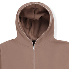 Dragon Zip Hoodie Brown
