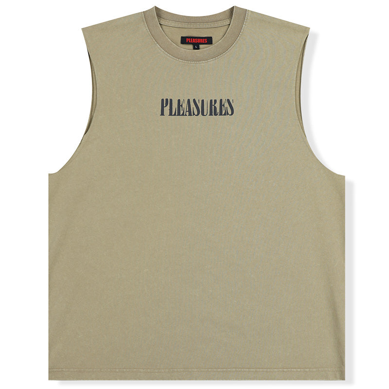 Onyx Sleeveless Shirt Tan Onyx Sleeveless Shirt Tan