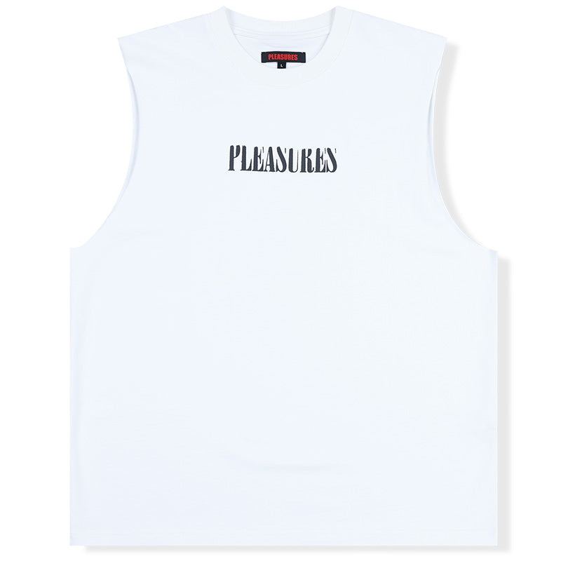 Onyx Sleeveless Shirt White Onyx Sleeveless Shirt White