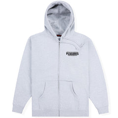 Staff Zip Hoodie Heather Grey