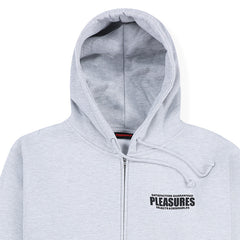 Staff Zip Hoodie Heather Grey