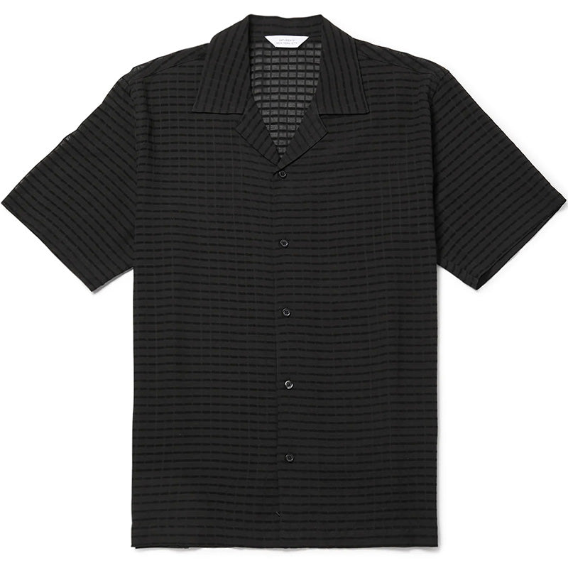 Canty Sheer Check SS Shirt Black Canty Sheer Check SS Shirt Black