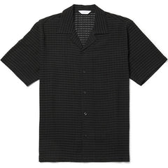 Canty Sheer Check SS Shirt Black