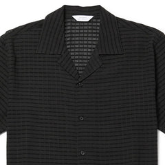 Canty Sheer Check SS Shirt Black