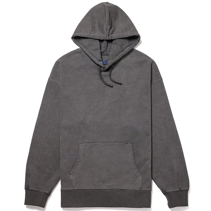 Warren Pigment Dyed Hoodie Black Warren Pigment Dyed Hoodie Black