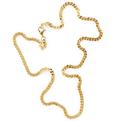 Gold Diamond Cut Chain